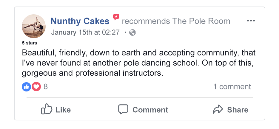 testimonials, pole dancing classes, pole fitness, group fitness classes, aerial classes, aerial silk classes, aerial silks